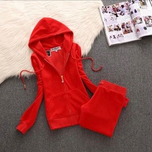 Juicy Couture Tracksuit - Red